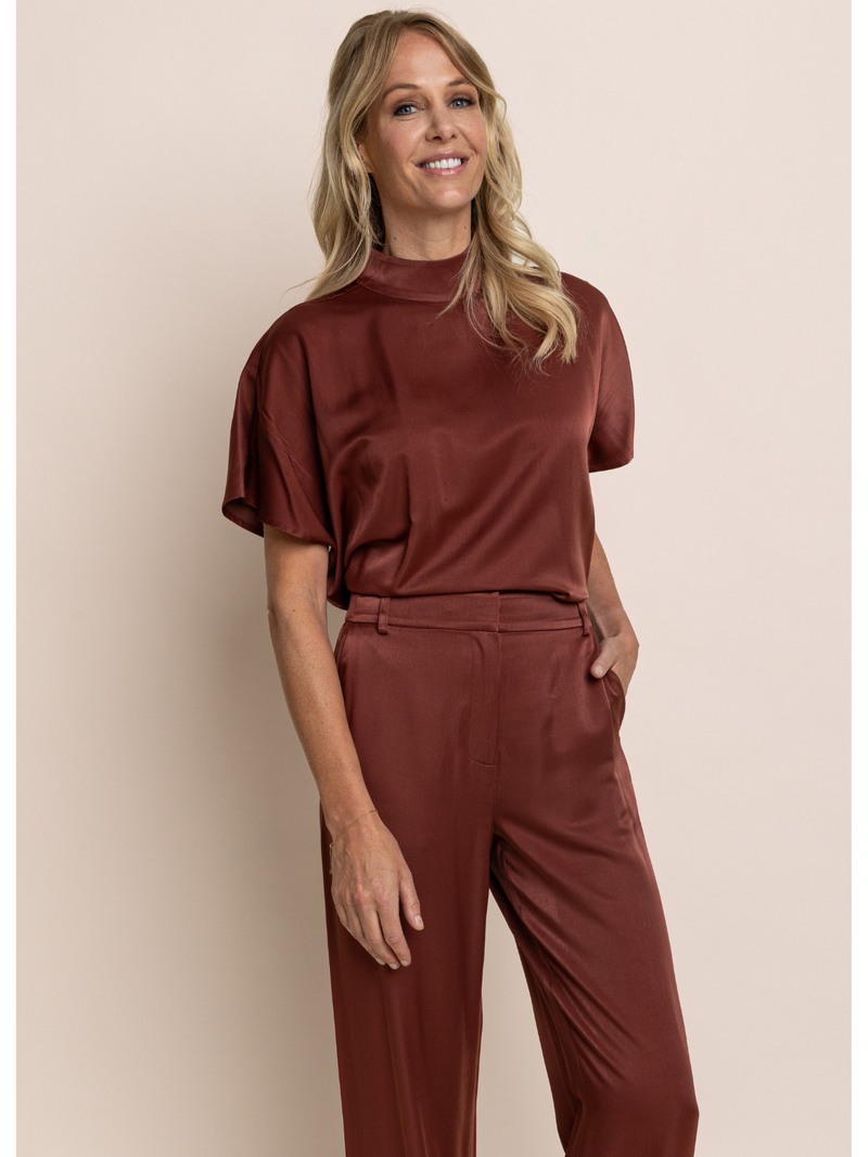 View product 'Ac By Annelien Coorevits Blouses Roest' Ac By Annelien Coorevits Blouses Roest