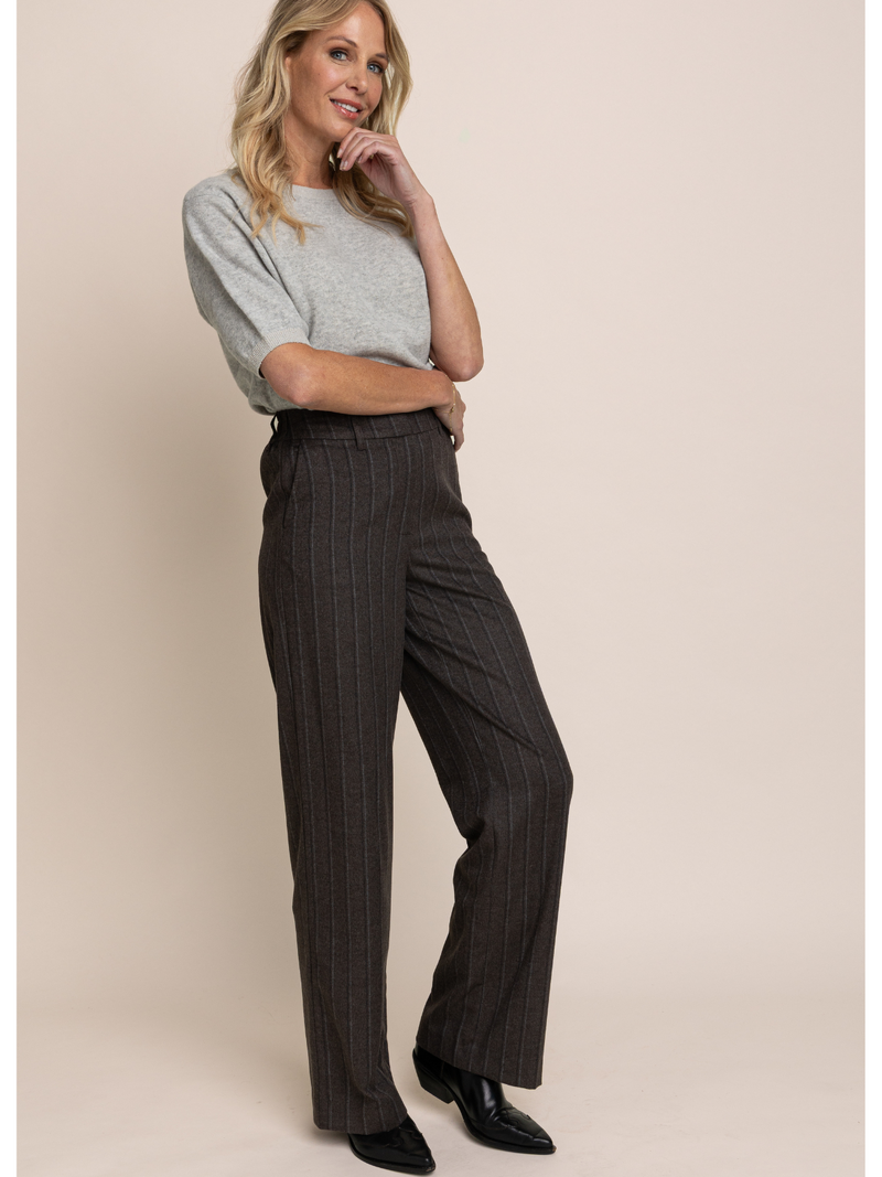 Ac By Annelien Coorevits Pantalons Brun