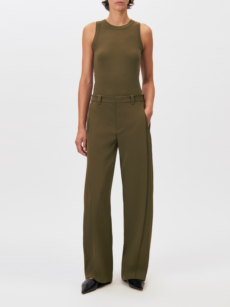 View product 'Drykorn Trousers Kaki' Drykorn Trousers Kaki