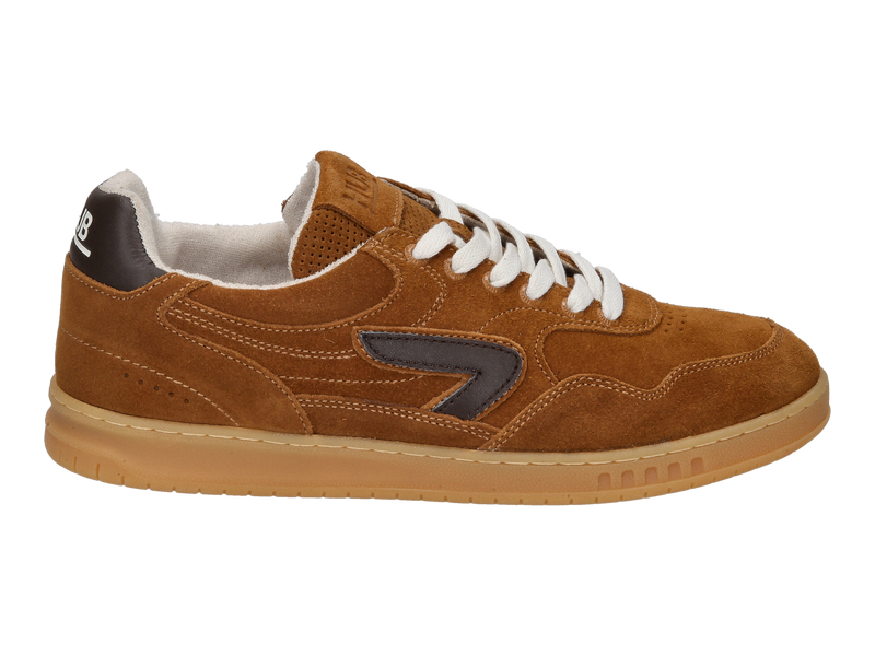 Bekijk product 'Haghe By Hub Sneakers Cognac' Haghe By Hub Sneakers Cognac