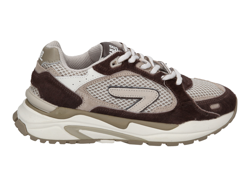 Bekijk product 'Haghe By Hub Sneakers Bruin' Haghe By Hub Sneakers Bruin