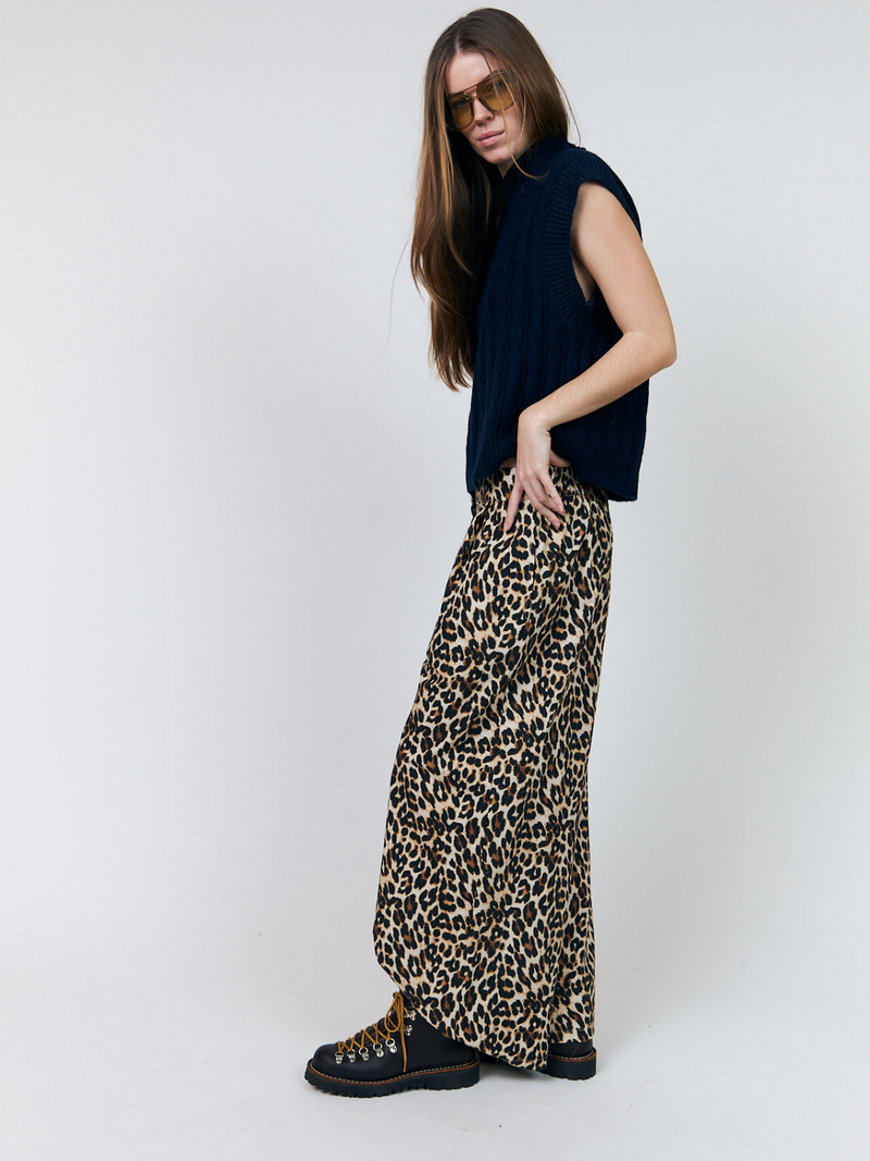 Voir le produit 'Lollys Laundry Pantalons Leopard' (en anglais) Lollys Laundry Pantalons Leopard