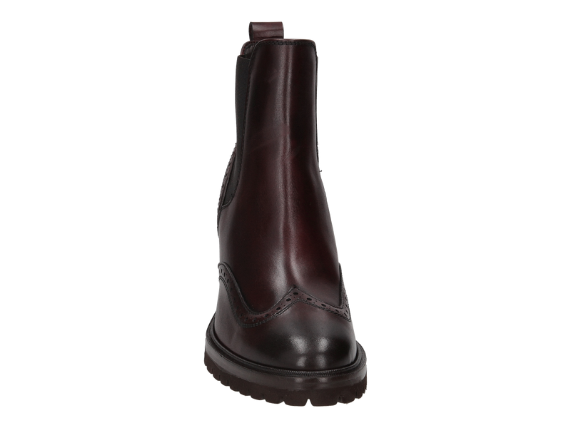 Pertini Boot With Heel Bordeaux