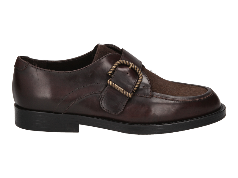 Frau Chaussures à Lacets Brun