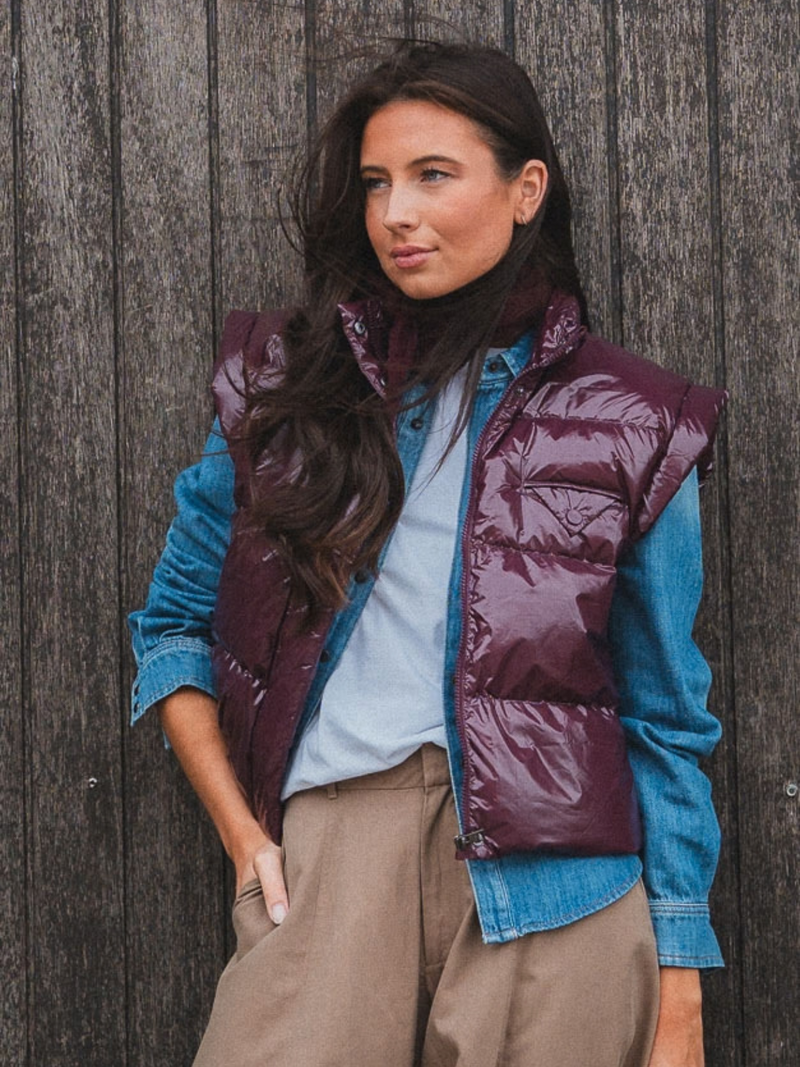 Dou Doun Bodywarmers Purple