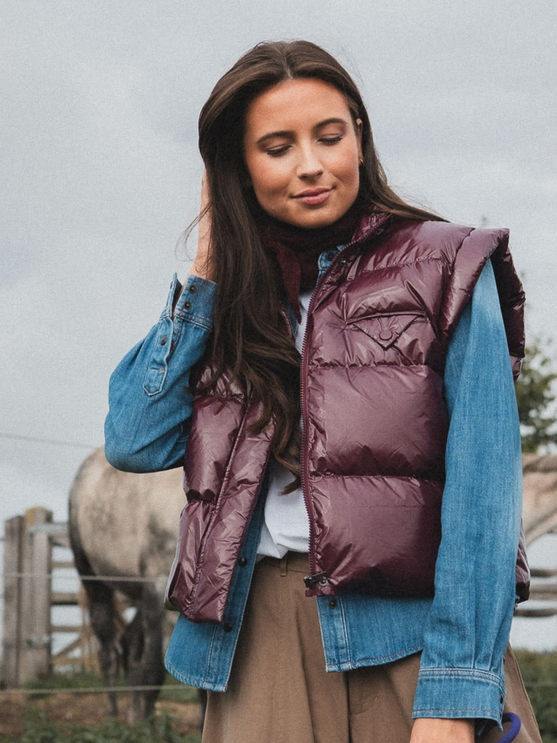 Dou Doun Bodywarmers Purple