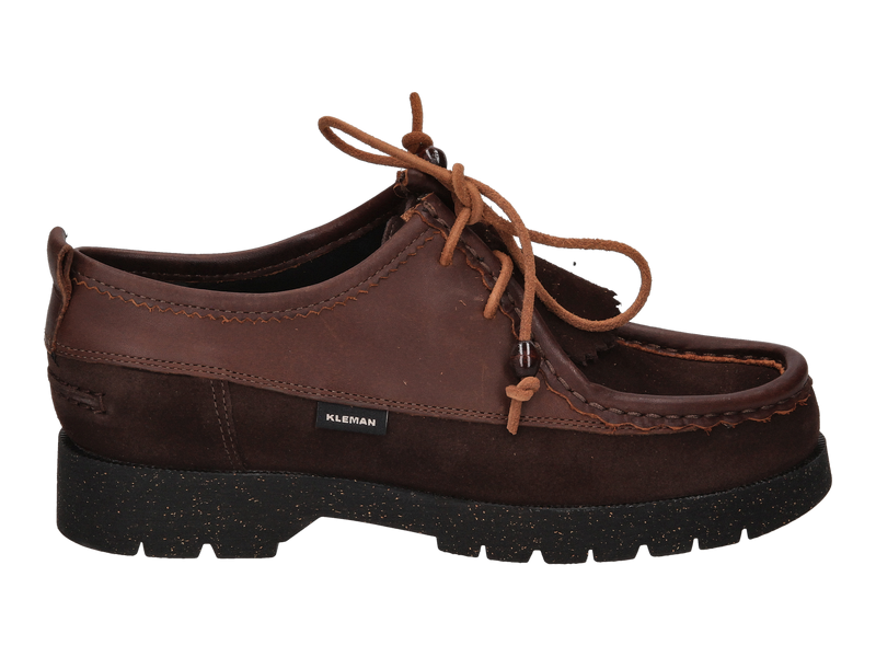 Kleman Veterschoenen Zwart