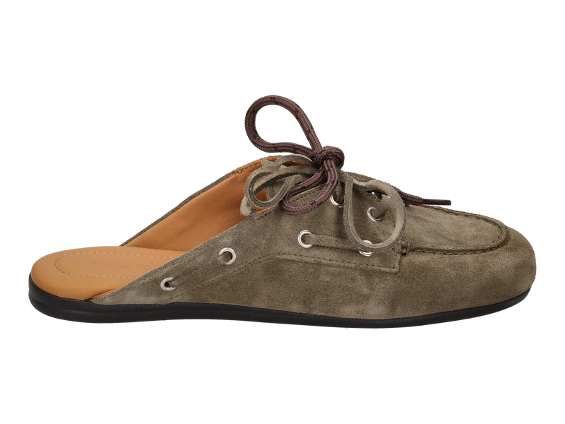 Voir le produit 'Posa Mules Kaki' (en anglais) Posa Mules Kaki