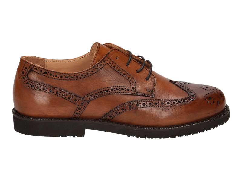 Bekijk product 'Rondinella Veterschoenen Cognac' Rondinella Veterschoenen Cognac