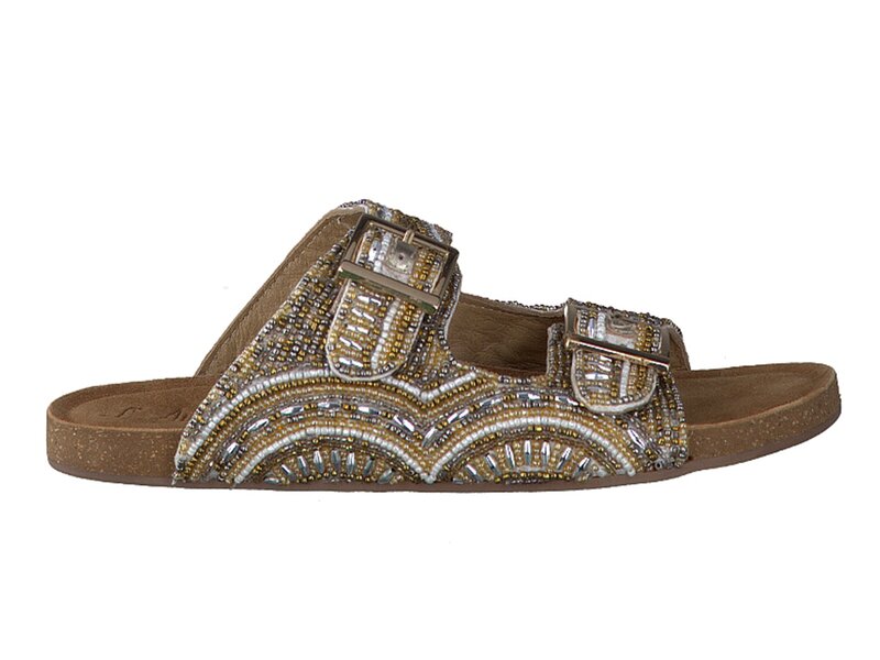 L'atelier Tropezien Slippers Goud