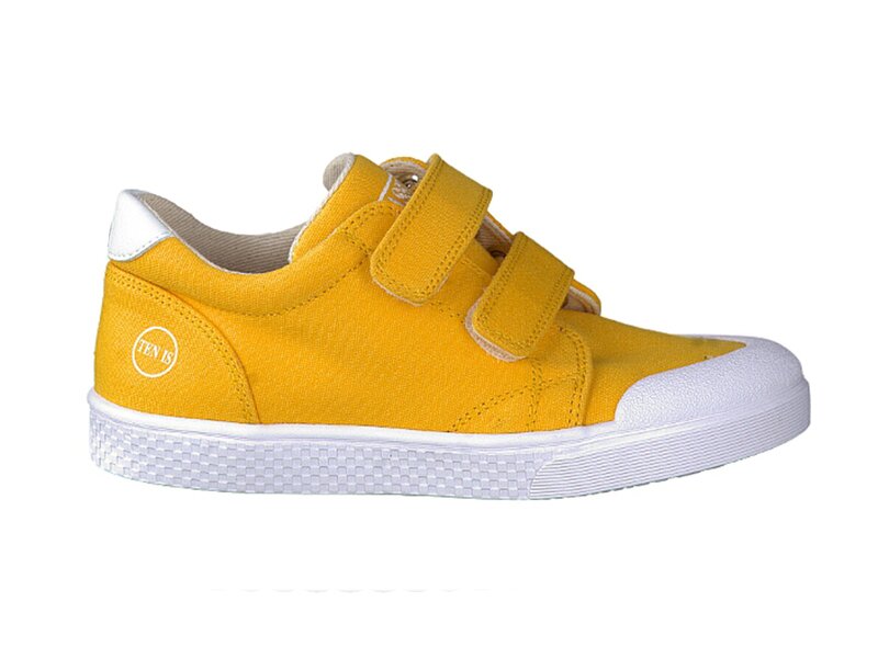 Ten Is Chaussures à Velcro Jaune